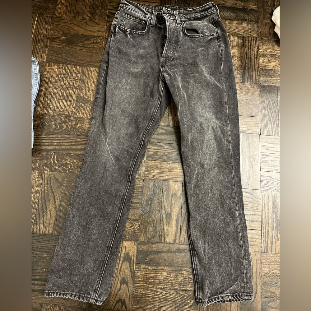 GRLFRND Denim Washed Black Jeans